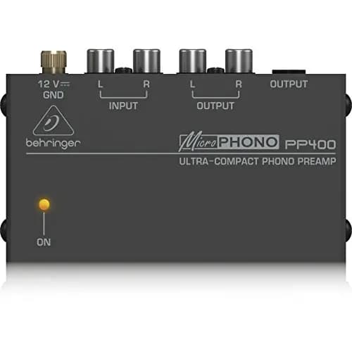 Behringer MICROPHONO PP400 - Preamplificador de Fono ultracompacto