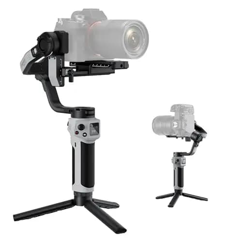 ZHIYUN CINEPEER Weebill 3E [Oficial] Estabilizador de Cámara Ligero, 3 Ejes Gimbal Camara DSLR y Mirrorless, Cable de Control Panasonic LN-UCUC-A02, Disparo Vertical Nativo, 2.5 Modo Grip Sling