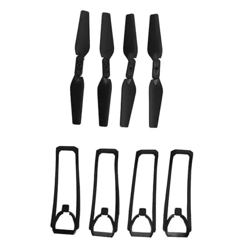 Drfeify Kit de Recambios para Drones Plegables, Hélices y Carcasas con Cable Carga, para E88, E99, K3, E100