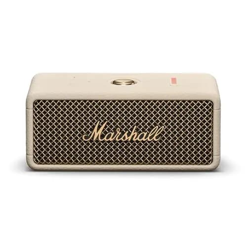 Marshall Emberton III Altavoces Bluetooth portátiles, inalámbricos, Emparejables, IP67 Resistentes al Polvo y al Agua, más de 32 Horas de Tiempo de reproducción - Crema