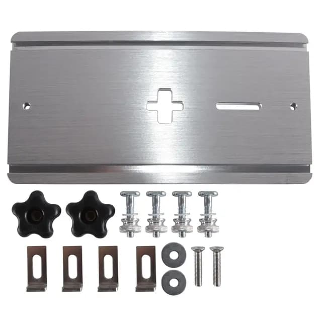 Sierra de calar eléctrica con placa abatible, inserto de mesa de fresadora de aleación de aluminio, herramientas de carpintería para banco de trabajo profesional, sierra de calar