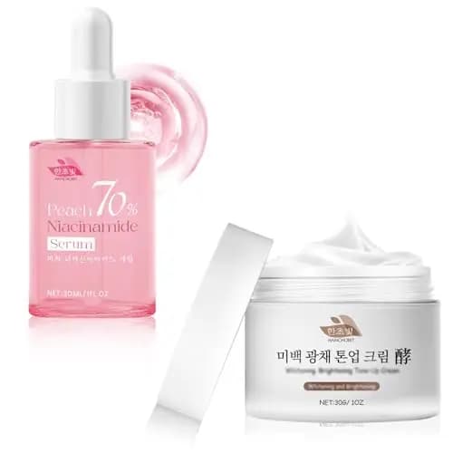 Crema Coreana Antiarrugas + Serum Niacinamida,Serum Coreano,Crema Coreana Facial,Skincare Coreano,Hidratante,Reafirmante,Anti-Envejecimiento