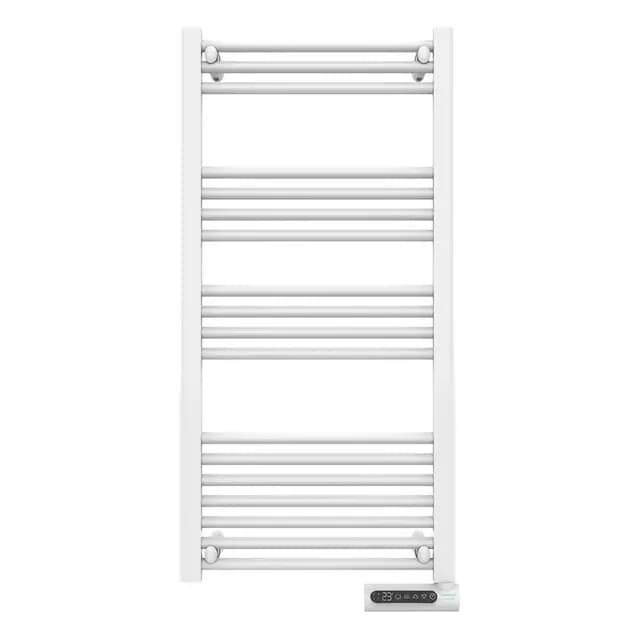 Cecotec Radiador Toallero Eléctrico Bajo Consumo Ready Warm 9200 Smart Towel White. 750 W, Pantalla LED, Control táctil, Temporizador, 3 Modos, Sistemas de Seguridad