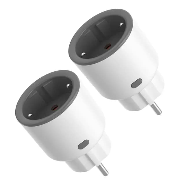 SONOFF S60TPF Enchufe Inteligente Wi-Fi (con Monitoreo Energético),Programar el Encendido/Apagado, Ahorro Energía, Compatible con Alexa y Google Home, 2 Pack | Protección contra sobrecarga, control por app y voz, compatible con Alexa y Google Home, control remoto y horarios