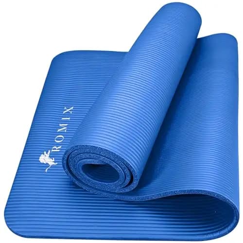 ROMIX Esterilla de Yoga Antideslizante 15 mm Espuma de Memoria