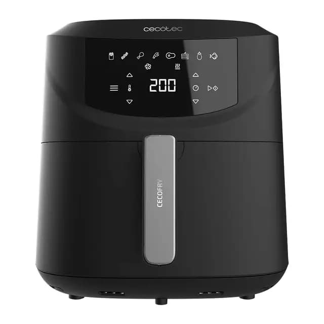 Cecotec Freidora de Aire sin Aceite Air Fryer de 7,6L Cecofry Absolute 7600. 2000W, Digital y Compacta, PerfectCook, Temperadura y Tiempo Regulable, Panel Táctil, 8 Modos – Imagen 1