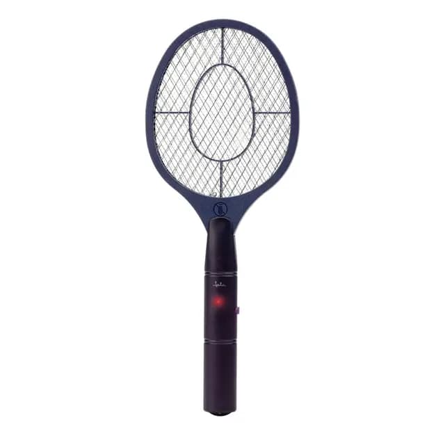 JATA HOGAR MOST3554 - Raqueta Eléctrica Matamosquitos y Matamoscas, Mata Insectos con Descarga, Uso Interior y Exterior, Red de Seguridad, Funciona con Pilas AA