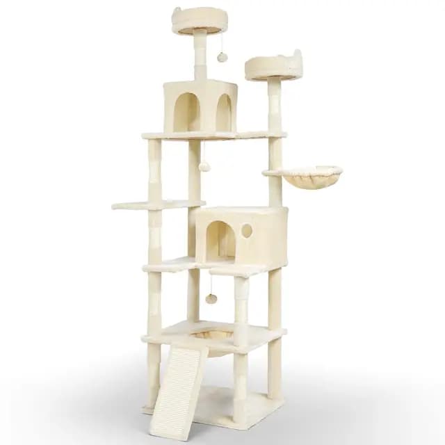 vounot árbol rascador gato 215 cm – Imagen 1