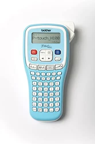 Brother PTH100. Rotuladora electrónica de Mano ergonómica para el hogar y la Oficina con Pantalla LCD.