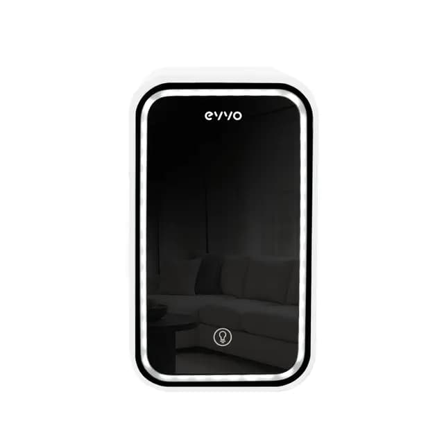 Nevera Mini EVVO F6 Beauty (blanco) 6L - Frigorífico Cosmética y Maquillaje | Mini Nevera para Cremas y Skincare | Frigorífico Maquillaje Portátil Silenciosa | Función Frío y Calor | Conexión 12V/220V