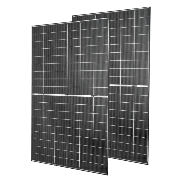 VEVOR Panel Solar 400W 2 Piezas, Módulo Solar Monocristalino Bifacial, Marco de Aluminio y Salida MC4, Eficiencia hasta 24%, IP65 Impermeable, para Autocaravanas Barcos Balcón Sistema fuera de la Red