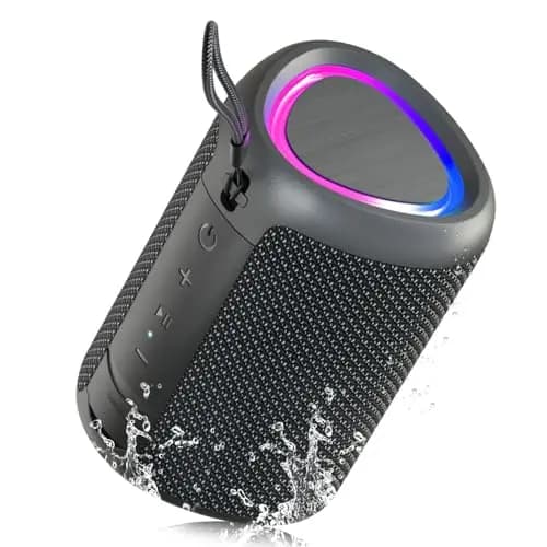 UOHHBOE Altavoz Bluetooth Portátil 15 W RGB