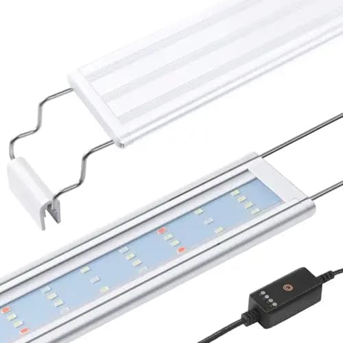 FEDOUR Luz LED Acuario RGB con Temporizador 30-40 cm