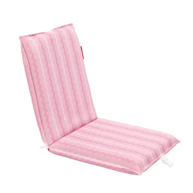 Flamingueo Tumbona Plegable - Silla Playa Plegable - Reclinable 5 Posiciones - Asas Tipo Mochila - Resistente al Agua - Tejido Poliéster - Rosa - 46 x 9 x 104 cm
