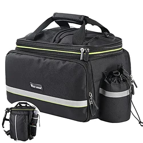 UBORSE Bolsa Trasera para Bicicle Impermeable Extensible Bolsa Portaequipajes de Bicicleta Alforja para Bicicleta para Ciclismo, Viajes, Diario, Camping y Al Aire Libre