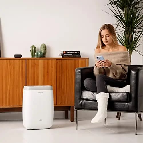 Taurus High Landscapes Connect - Purificador de aire inteligente con conexión WI-FI, control por APP, 35W, 2 lámparas UV-C, filtro HEPA, CADR 350m3/h, silencioso, 4 velocidades, temporizador, 80m2 – Imagen 1