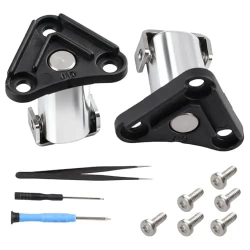 2 Piezas Eje de Delantero del Brazo para dji Mini 4 Pro/Mini 3, Piezas de Repuesto con 6 Tornillos y 1 Juego de Herramientas, Bisagras de Eje del Brazo Frontal Accesorios de Reparación