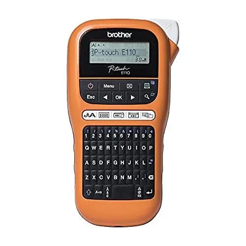 Brother PTE110VP. Rotuladora electrónica portátil Profesional para electricistas e instaladores