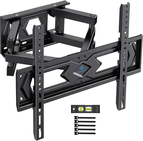 PERLESMITH Soporte TV Pared Articulado Inclinable Y Giratorio – Soporte TV para 26-70 Pulgadas Pantallas – MAX VESA 400x400mm, para Soportar 45kg