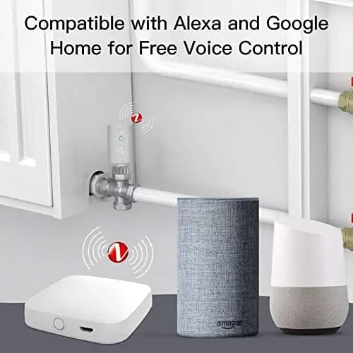 MOES Zigbee Wireless Gateway HUB, Zigbee Bridge, con función de Mesh, Compatible con Smart Life/Tuya App, Protocolo Dual, WiFi&Zigbee
