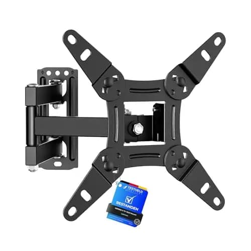 GRIFEMA GB1008-2 Soporte TV Pared para 13-43" Giratorio Inclinable y Extensible, Universal Soporte Television Pared, Carga hasta 20kg, MAX VESA 200x200mm
