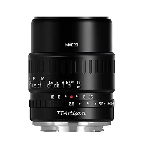 TTArtisan 40mm F2.8 APS-C Macro Objetivo para fotografía de Retratos de Joyas de Insectos Compatible con Sony E-Mount