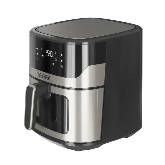 BLACK+DECKER - Freidora de Aire 8L, 2000W, 8 Programas, Dehydrate, Ventana