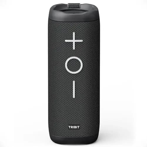 Tribit StormBox 2 Altavoz Bluetooth con Sonido Envolvente de 360°. con 34 W, tecnología XBass, Resistencia al Agua IPX7, Bluetooth 5.3 y emparejamiento TWS Ideal para Exteriores