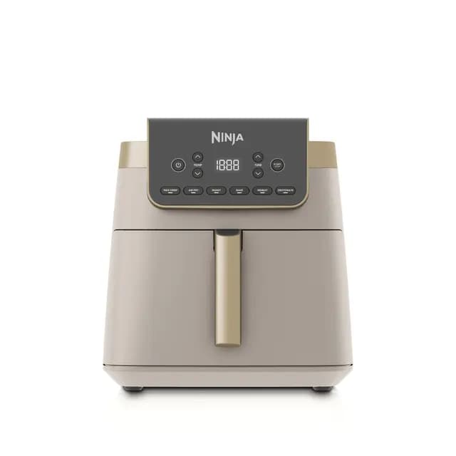 Ninja MAX PRO, 6,2 l, freidora de aire sin aceite, cajón cuadrado grande, asar, hornear, familiar, digital, cesta y placa para gratinar antiadherentes y aptas para lavavajilla, piedra dorada AF180EUSD