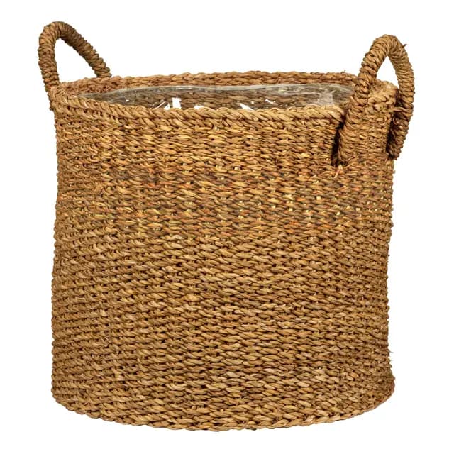 Scheurich Macetero con asas de algas marinas, 24 cm de diámetro, 20 cm de alto, 7,5 l de vol.