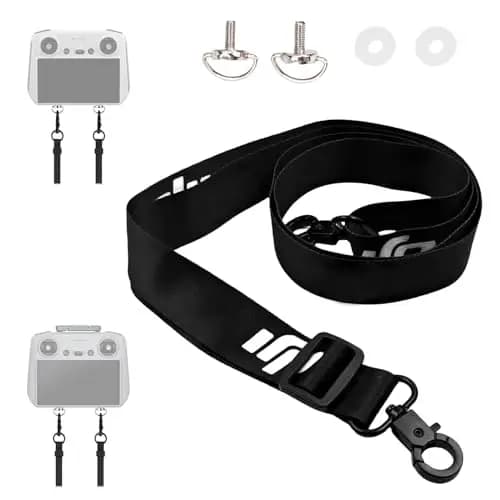 Erioscar Correa De Cuello Para Dji Rc Pro, Accesorios De Cuerda Con Hebilla,Compatible Dji Mini 3 Pro/Mavic 3/Air 2/2s/Mini 2rc 2/Rc Pro,Correa De Hombro Para Accesorios De Drones