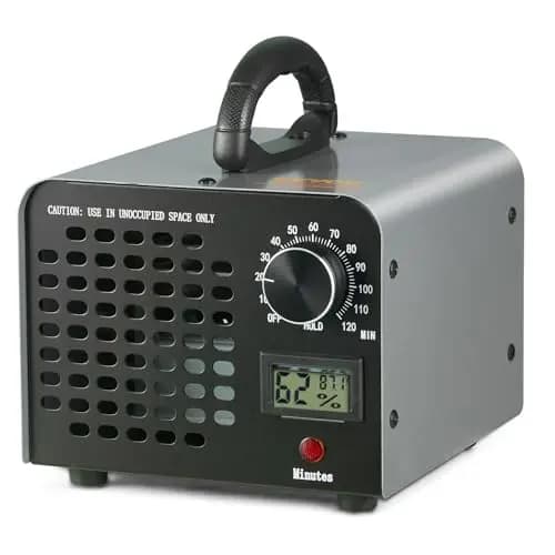 VEVOR Generador de Ozono Purificador de Aire 36000 mg/h Generador de O3 para Eliminar Olores Comercial Industrial 115 W Gran Capacidad 0-120 min Temporizador para Dormitorios Coches Mascotas