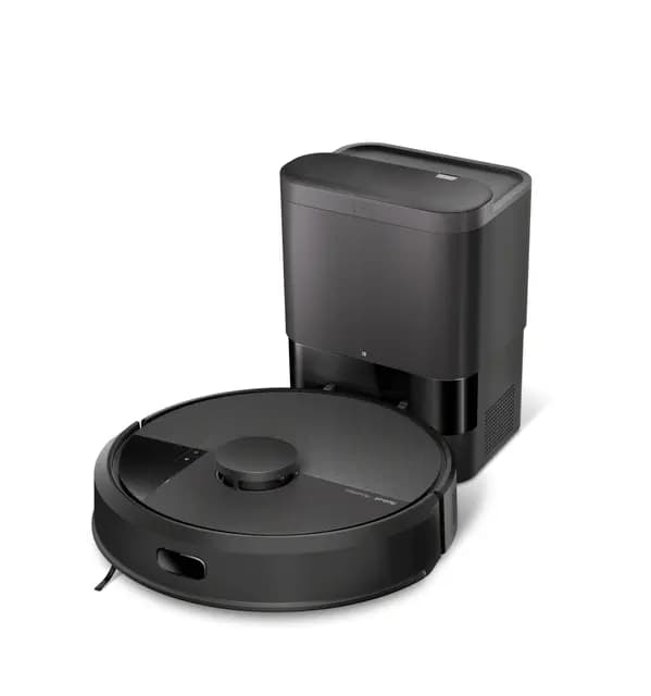 iRobot Roomba 105 Combo y Base AutoEmpty con autovaciado de 75 días, Aspirador y friegasuelos, Clearview LiDAR, 7000Pa,120 mins, SmartScrub, Evita obstáculos,Recarga y reanuda,App, 3 Modos Limpieza_N