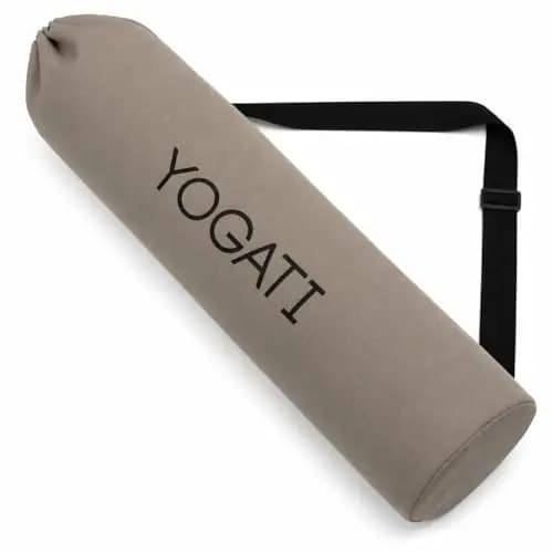 YOGATI® Bolsa Esterilla Yoga | Funda Sintética Algodon para Mat, 19x80 cm | Resistente y Ligera Bolsa Alfombrilla Yoga, Yoga y Pilates en Cualquier Lugar.