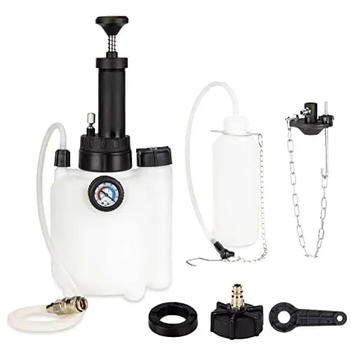 Purgador De Frenos 3l Manual Brake Bleeder Kit,Dispositivo De LíQuido De VacíO De Freno De Embargue con Adaptador E20 & Adaptador De Purga De Freno Universal