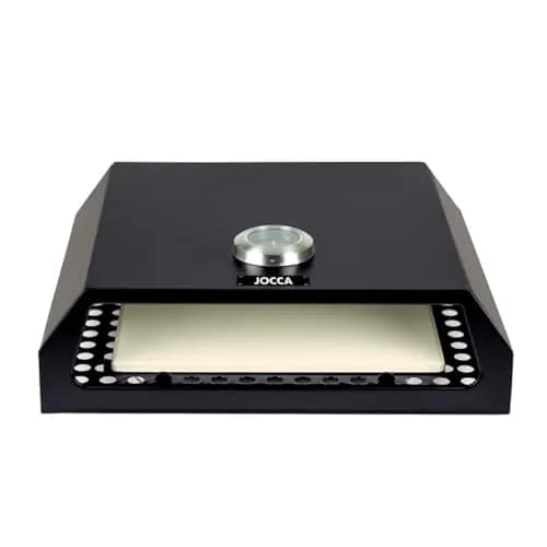 Jocca - Horno para Pizza Accesorio Barbacoa de Acero Inoxidable con Termometro y Piedra, Compatible con Barbacoas Carbon y Gas, Modelo 2373