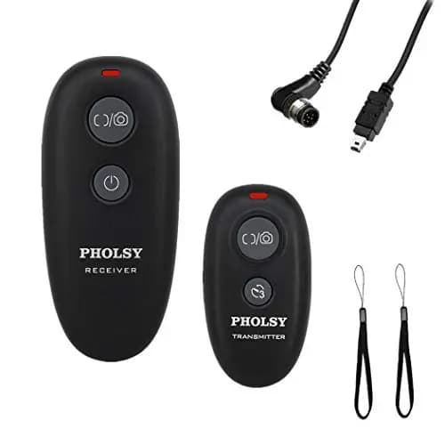 PHOLSY Disparador Control Remoto Cámara Mandos a Distancia Inalámbrico para Nikon Z9, Z8, Z6-II, Z7-II, Z7, Z6, D750, D780, D7500, D7200, D5600, D5500, P7700, P7800, P950, D3, D4, D5, D6, D800, D850