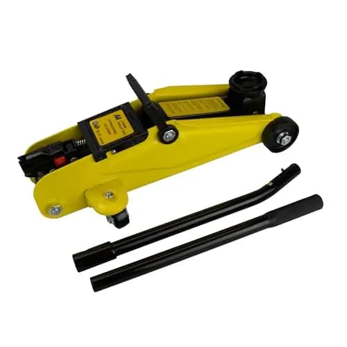 AA Gato hidráulico de 2 toneladas AA3282, Rango de elevación, para Coches/vehículos, Aprobado por TUV/GS, Incluye maletín/Instrucciones, Negro y Amarillo, de 135 mm a 330 mm