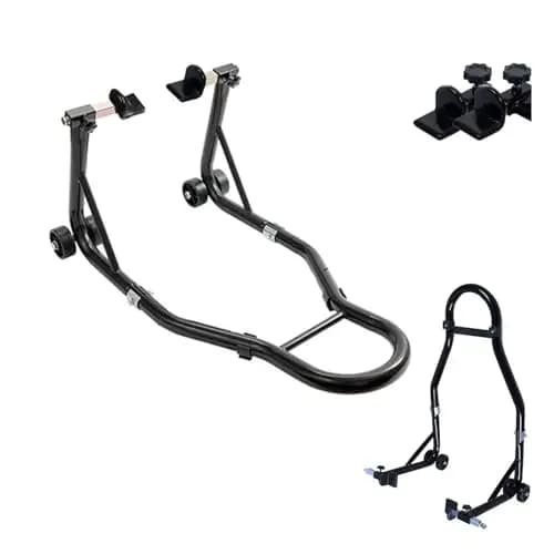 Caballete Moto,Soporte Trasero Duradero Para Motocicleta,Soporte De Motocicleta Universal De Acero,Soporta 500 Kilogramos,Alta Estabilidad,Adecuado Para Trabajos De Mantenimiento e Instalación