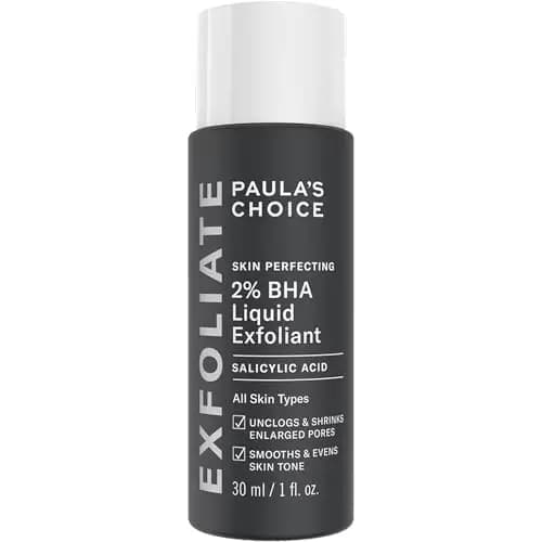 Paula's Choice Skin Perfecting 2% BHA Exfoliante Liquido - Peeling Facial Combate los Puntos Negros, Poros Dilatados y Acne - con Ácido Salicílico - Piel Mixta a Grasa - 30 ml