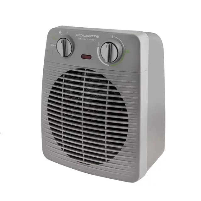 Rowenta Compact Power, mini radiador, calefactor de hasta 2000W, modo eco, temperatura y potencia ajustables, diseño compacto, modo ventilador, uso seguro, SO2212F0
