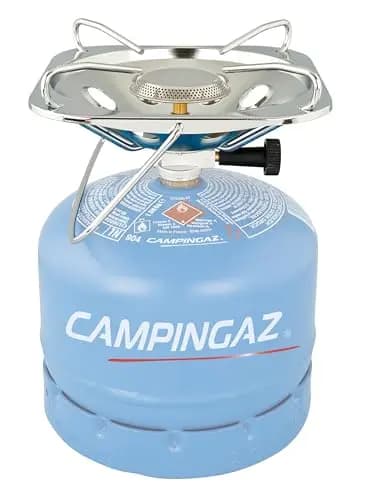 Campingaz Hornillo Gas Super Carena R, Cocina Portátil, 1 Fuego, Funciona con los Cilindros Campingaz R904/907, 3000 W