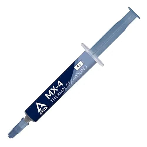 ARCTIC MX-4 (4 g) - Premium Performance Pasta Térmica para Todos los procesadores (CPU, GPU - PC, PS4, Xbox), Muy Alta conductividad térmica, Larga Durabilidad, Aplicación Segura, No conductora