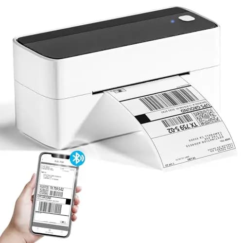 Phomemo Impresora Termica, Impresora Etiquetas Autoadhesivas Bluetooth 4x6, Impresora Etiquetas Envio, Compatible con Ebay, Etsy, DHL, FedEx, para iOS, Android, Mac, Windows y Chromebook
