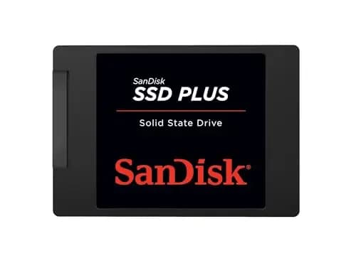 SanDisk SSD Plus de 1 TB 2.5", SATA III SSD, velocidad de lectura con hasta 545 MB/s, 450 MB/s de escritura, Fácil actualización para arranque, apagado y carga (Reacondicionado)