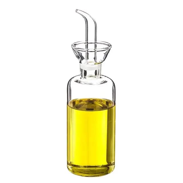 DAMDAM GO Aceitera de Cristal Antigoteo para Mesa Cocina 250 ml