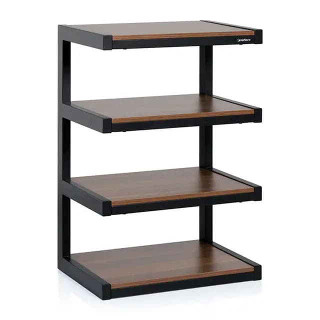 Norstone Esse Hi-Fi Noir et Noyer - Meuble Hifi