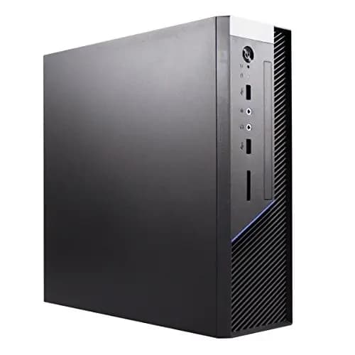 UNYKAch Caja de Ordenador Mini ITX Caviar 1K Negra, con Conexiones USB 3.0 Y Lector De Tarjetas SD/Micro SD