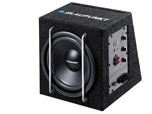 Blaupunkt GTB 8200 A - Subwoofer para Coche (Activo, 75W, 30-200 Hz, RCA, MDF, 25 cm)