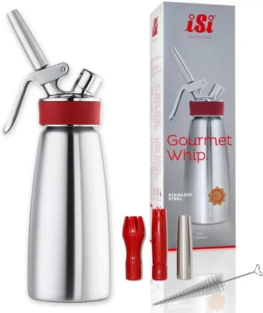 iSi 1603 Sifón, Acero Inoxidable, 0.5 L